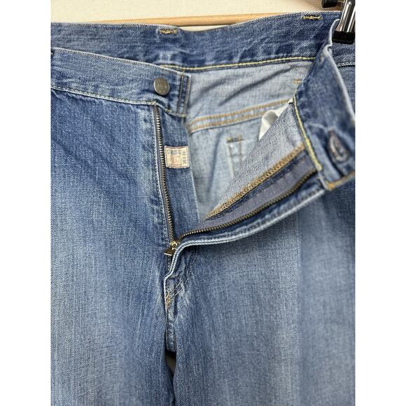 Polo Ralph Lauren Classic Jeans Mens 40x30 Blue 867 Distressed Medium Wash Denim - Picture 6 of 16